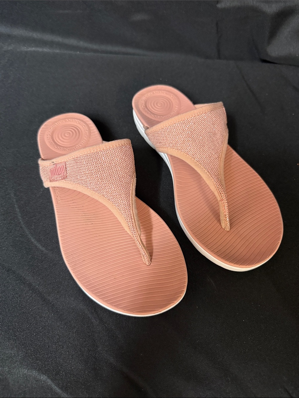 Fitflop Blush Pink Toe-Post Sandals